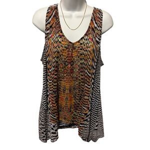 ☀️Lane Bryant Colorful Flowy Tank Top – Women’s Size 14/16